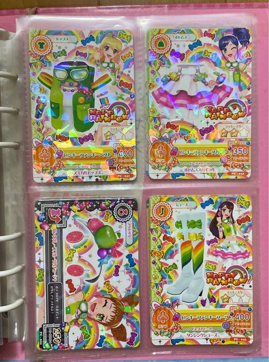 最終値下げです アイカツカード ピンキーファンキーベスト スカート 