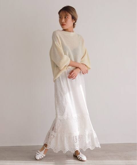 正規品 SLOBE IENA【スローブイエナ】 レースパッチワーク 正規品 SLOBE IENA【スローブイエナ】 レースパッチワーク