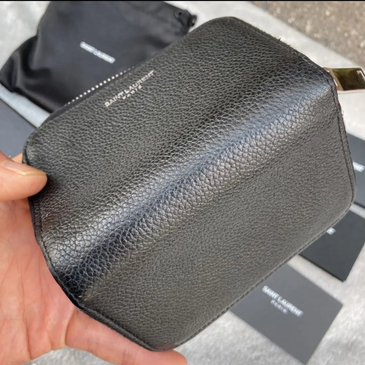 SAINT LAURENT サンローラン ミニ財布 コインケース コイン SAINT LAURENT サンローラン ミニ財布 コインケース コイン