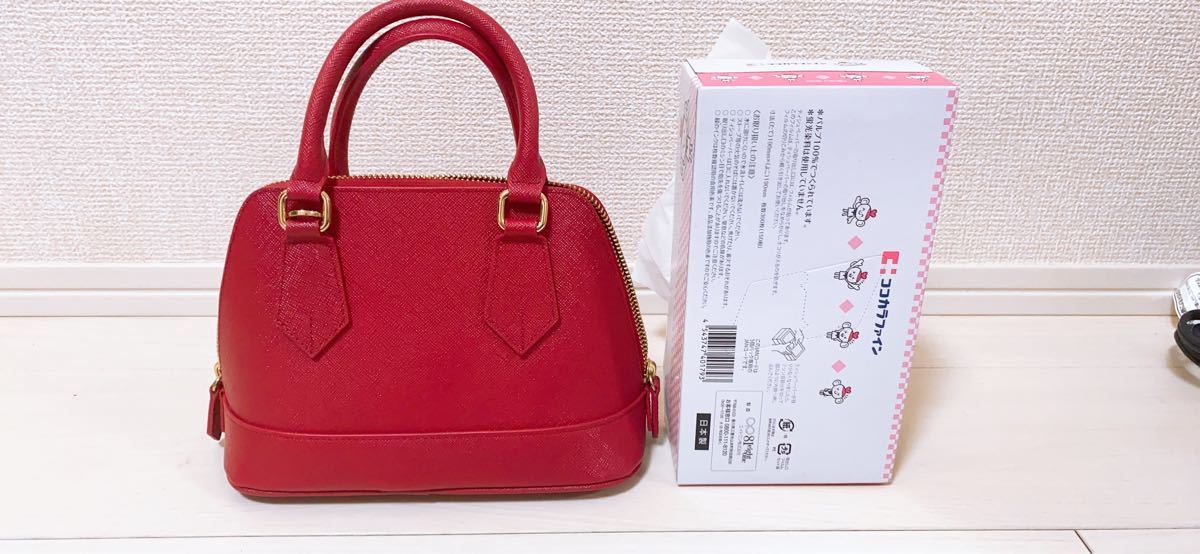 サマンサタバサ　2way ハンドバッグ PRADA ルイヴィトン FURLA レッド　Samantha