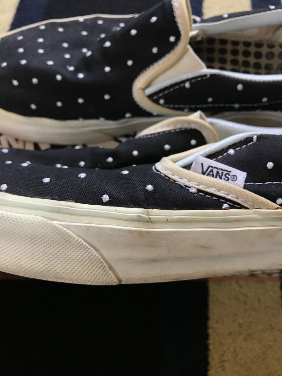 VANS SLIP-ON バンズスリッポン ドット柄　US9H 27.5CM 