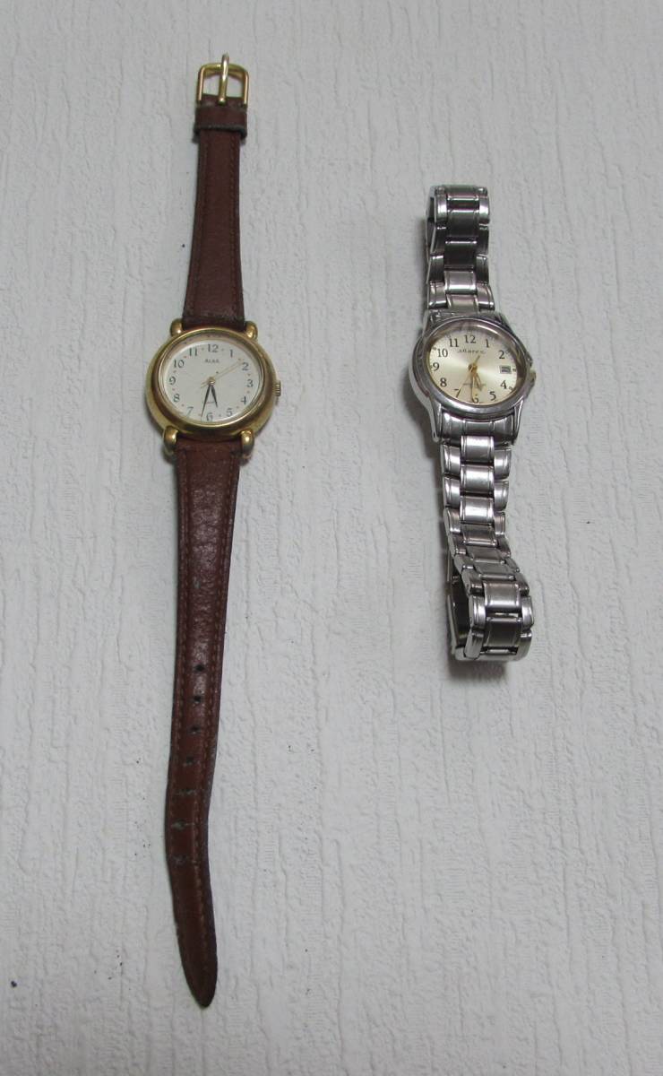 [No435] 腕時計 女性用２個セット 中古品_画像1