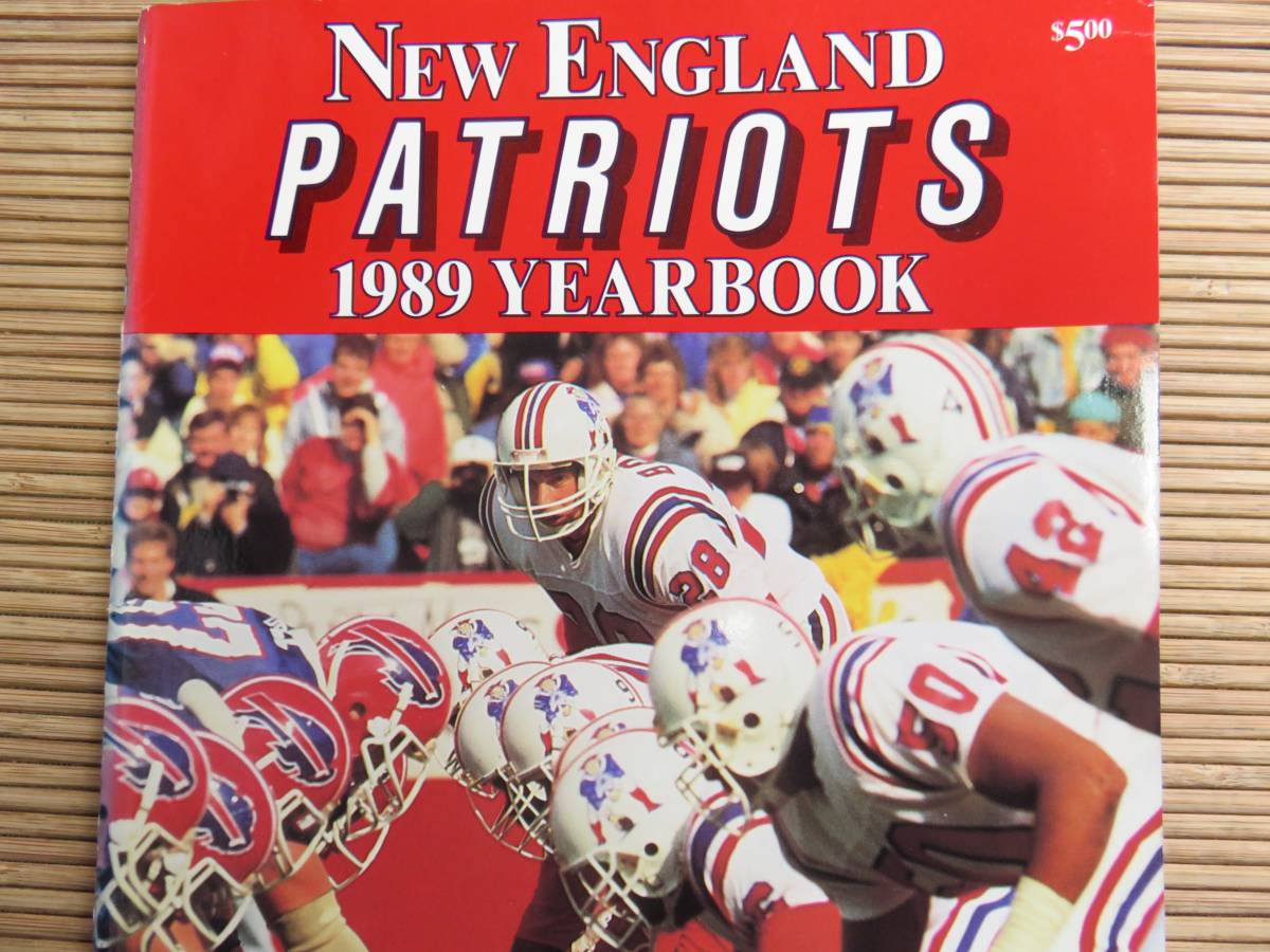 正規品　NFL 1989 ニューイングランド・ペイトリオッツ～イヤーブック ドリュー・ブレッドソー トム・ブレディ　ロブ・グロンコウスキー_画像2