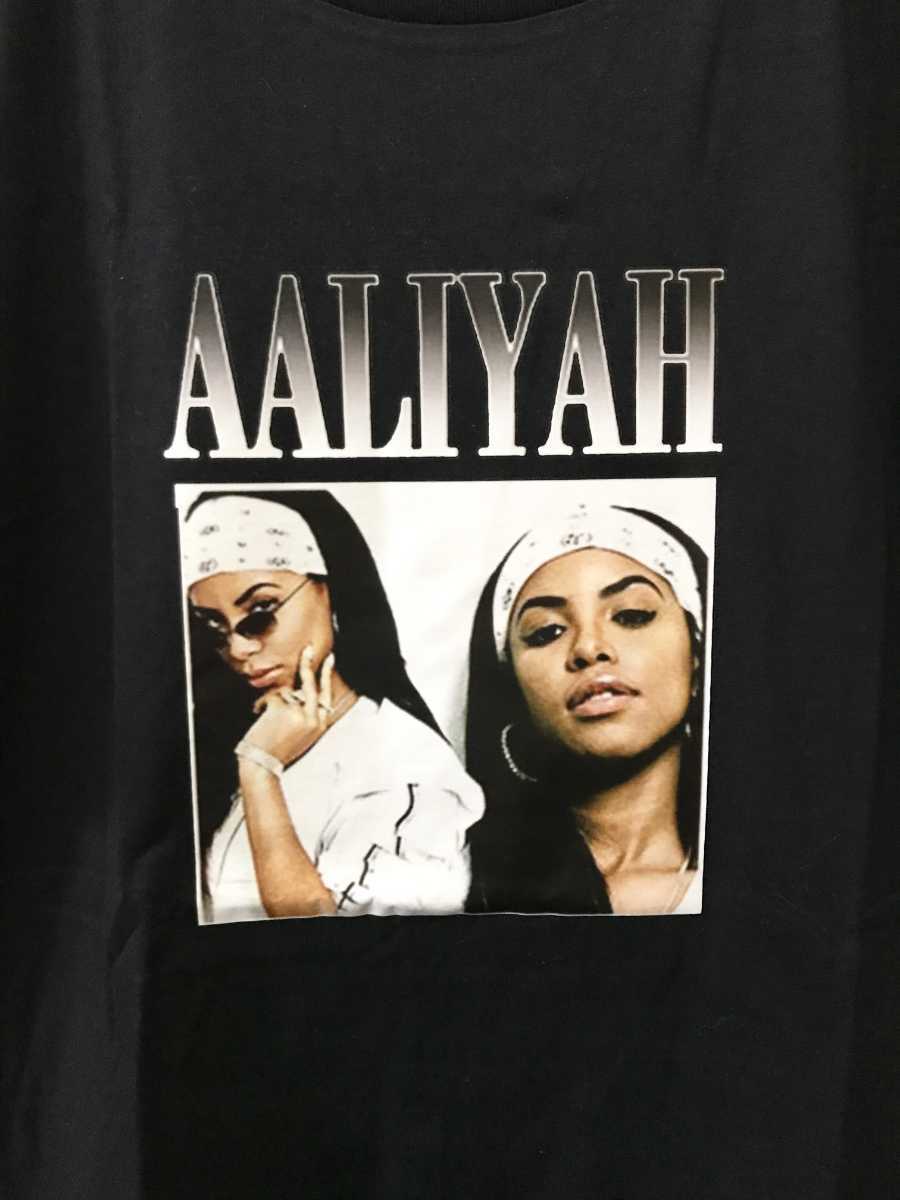 Yahoo!オークション - AALIYAH アリーヤ ラップ Tシャツ L 90s h...