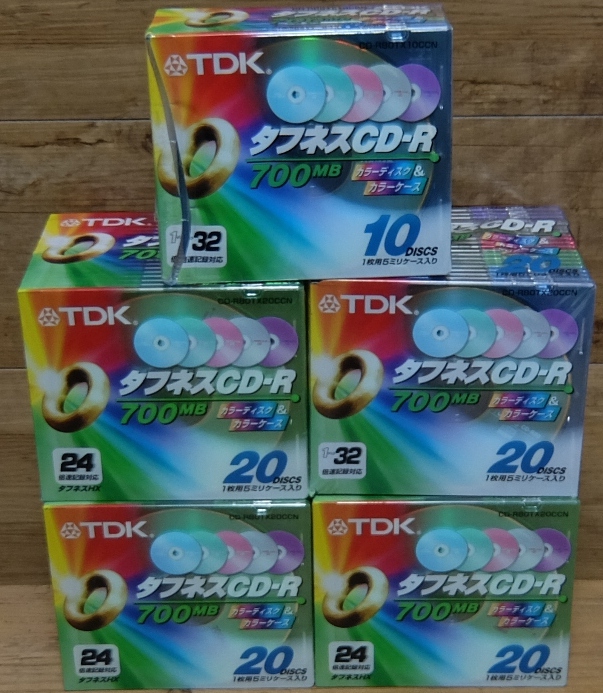 驚きの値段で タフネス TDK CD-R 90枚 700MB CD-R、CD-RW