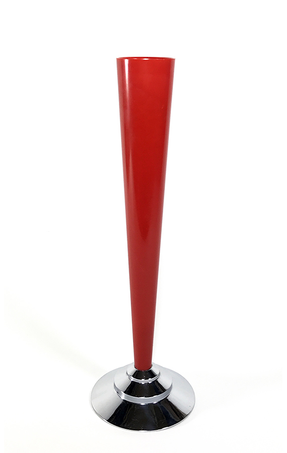 1930´s【赤】The Dura Co. アンティーク 一輪挿し ビンテージ アメリカ 花瓶 花器 ランプ 照明 バウハウス モダン デザイン gras 工業系