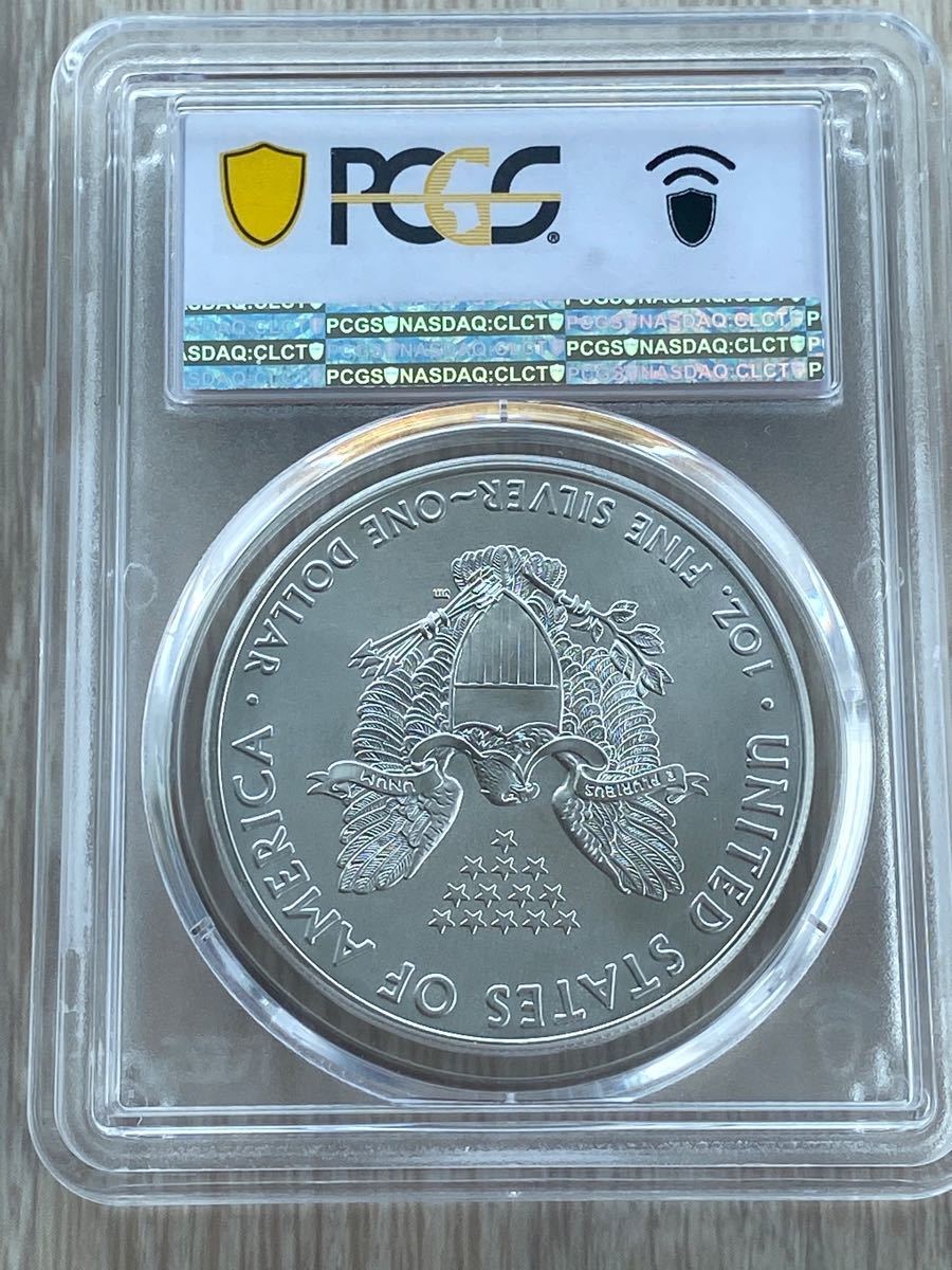 売れ筋新商品 イーグル銀貨1枚(1オンス,2019年)~PCGS鑑定(MS70