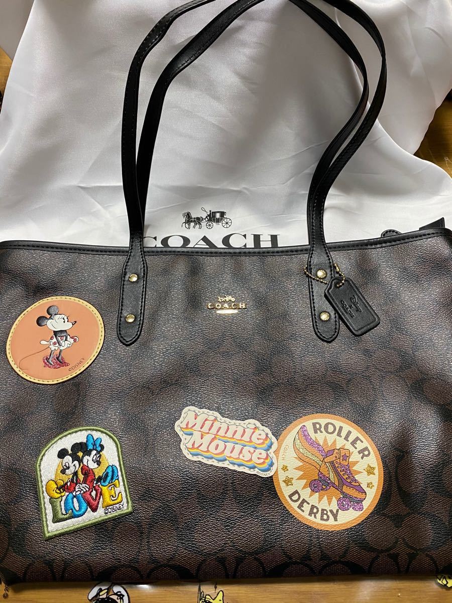 COACH コーチ ディズニーコラボ ミニーマウス トートバッグ ミニーちゃん ミッキー☆