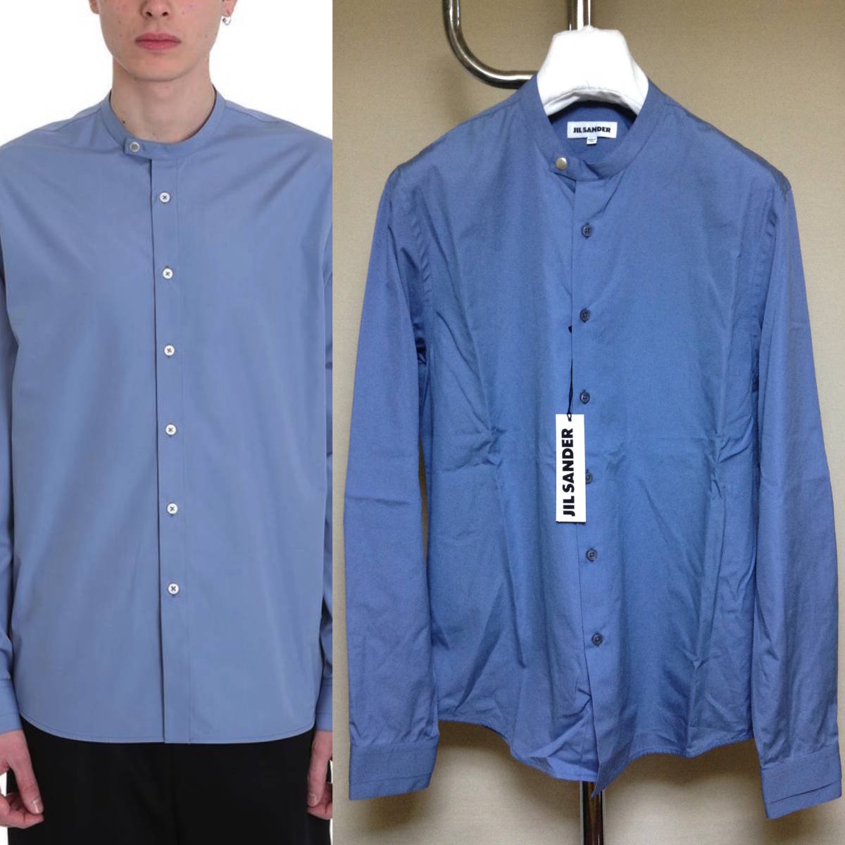 ヤフオク! - 新品 39 19ss JIL SANDER マンダリンカラ...