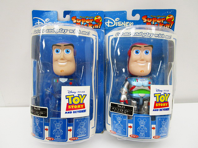 [ отправка в тот же день ]* не использовался * Toy Story фигурка 7 позиций комплект дополнение колеблющийся кукла / woody /jesi-/baz свет year др. 351