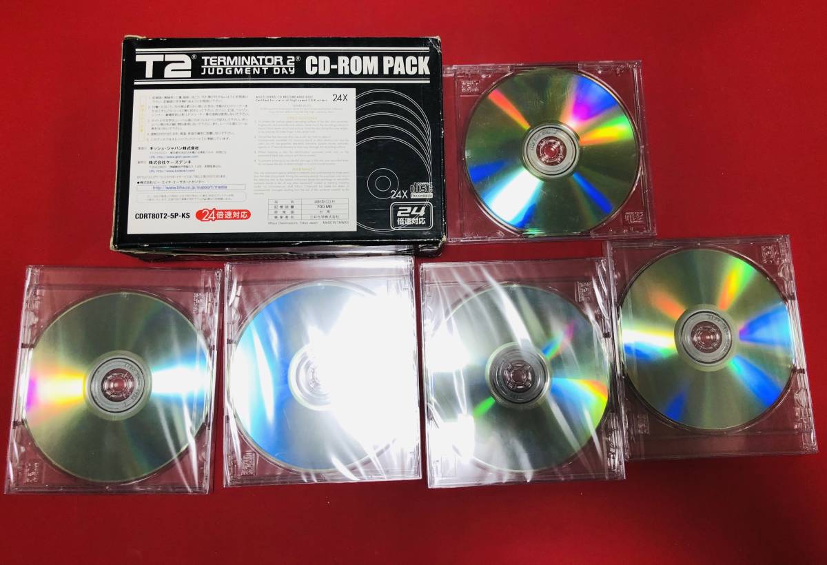 ターミネーター2 T2 700MB CD-R CD-ROM PACK 24倍速対応 未開封品含む お得品！！大量出品中！_画像2