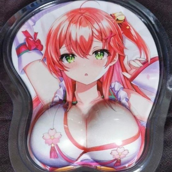 ホロライブ さくらみこ おっぱい マウスパッド ホロケット
