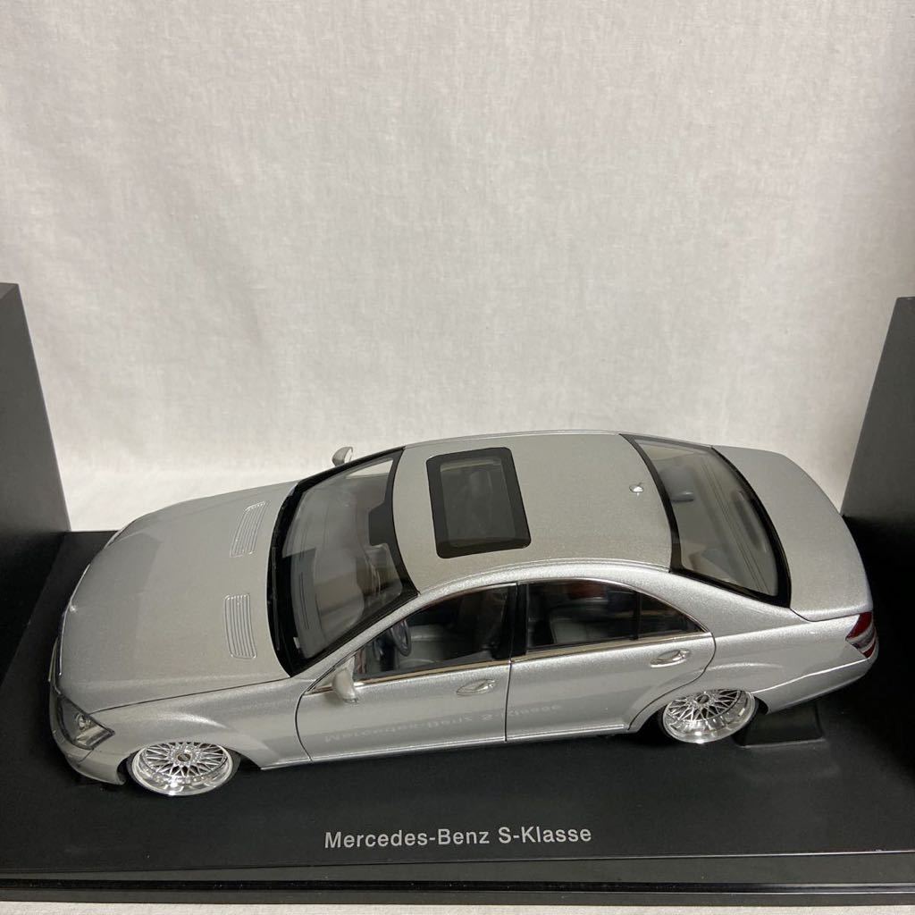 Mercedes Benz ディーラー特注 AUTOart 1/18 Sクラス BBSホイール