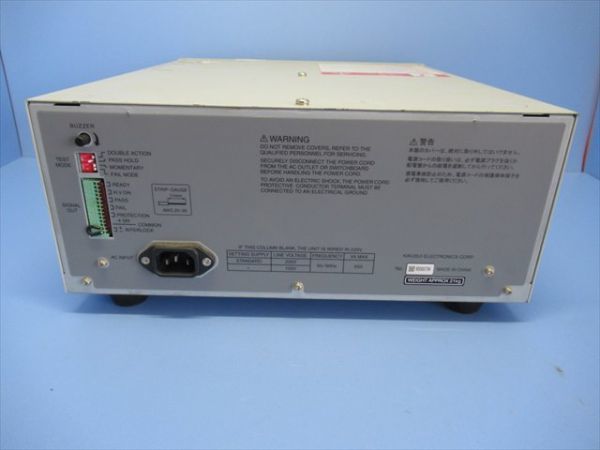 菊水電子工業 耐電圧・絶縁抵抗試験器 TOS8830 y631 - 工具、DIY用品