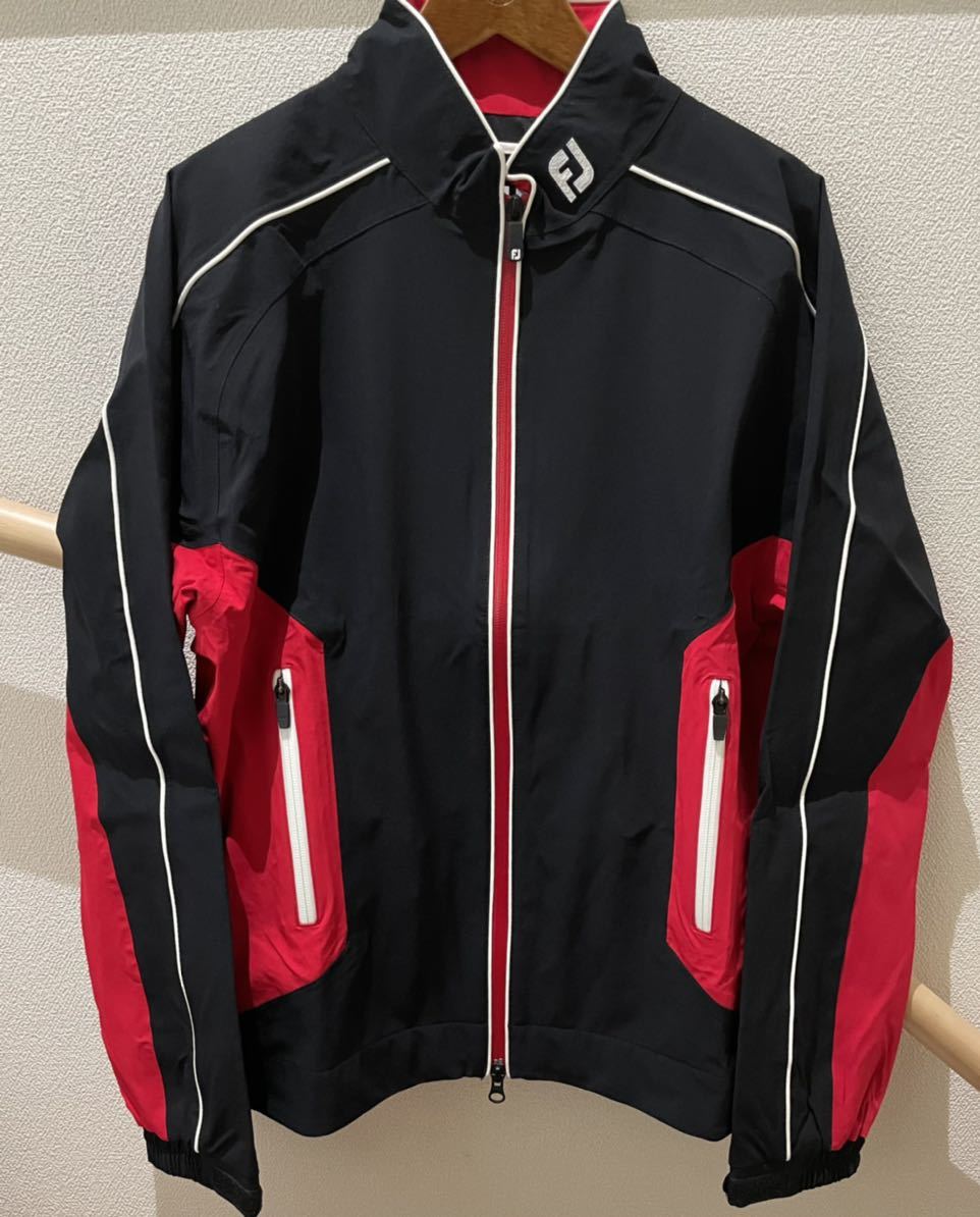 新品 フットジョイFOOTJOYレインコート S 止水ジップ ジャケット TOUR DRYJOYS ソフトシェル ブラック XP PGA ツアーモデル ドライジョイズ 1