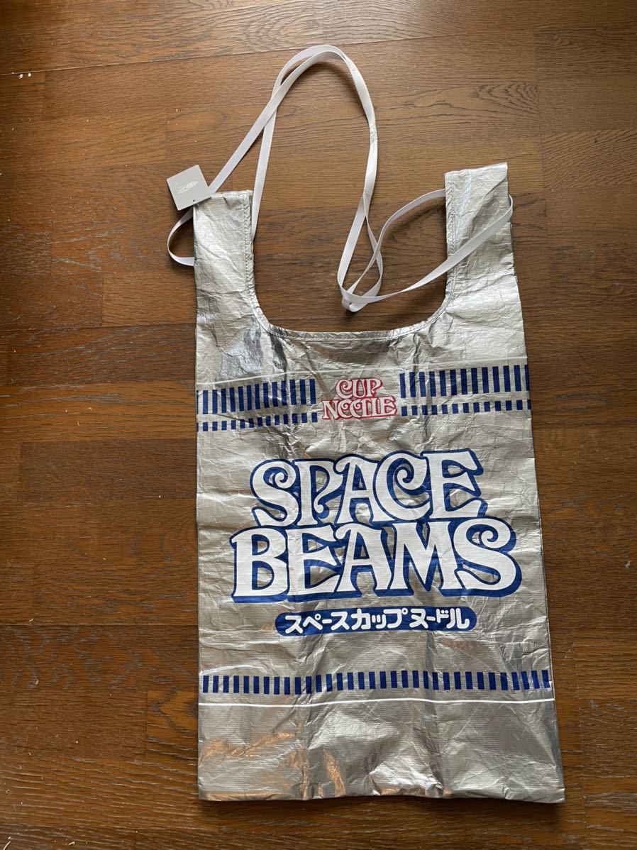  eko-bag shopping bag NISSIN beams Beams collaboration cup ramen bag 
