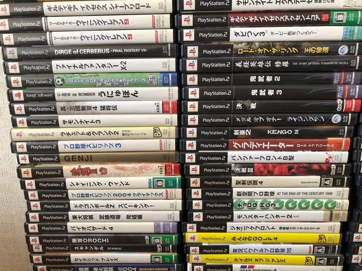 PS2 ソフト 131本 まとめ売り