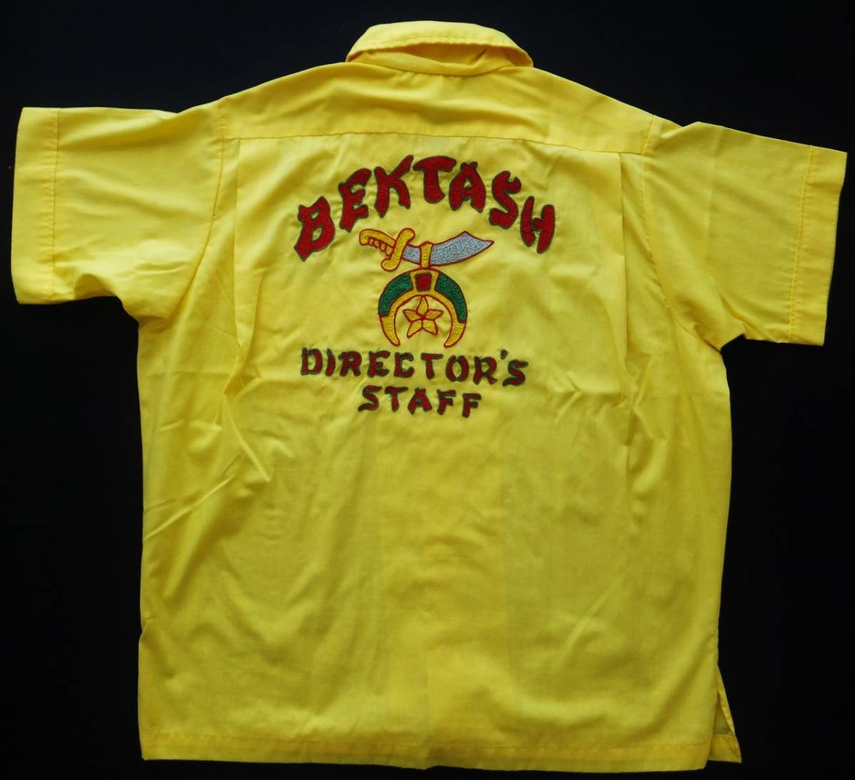 70's ヴィンテージ フリーメイソン ボーリングシャツ Dunbrooke　　USA製 チェーンステッチ ワークシャツ 70年代 ヴィンテージ ビンテージ