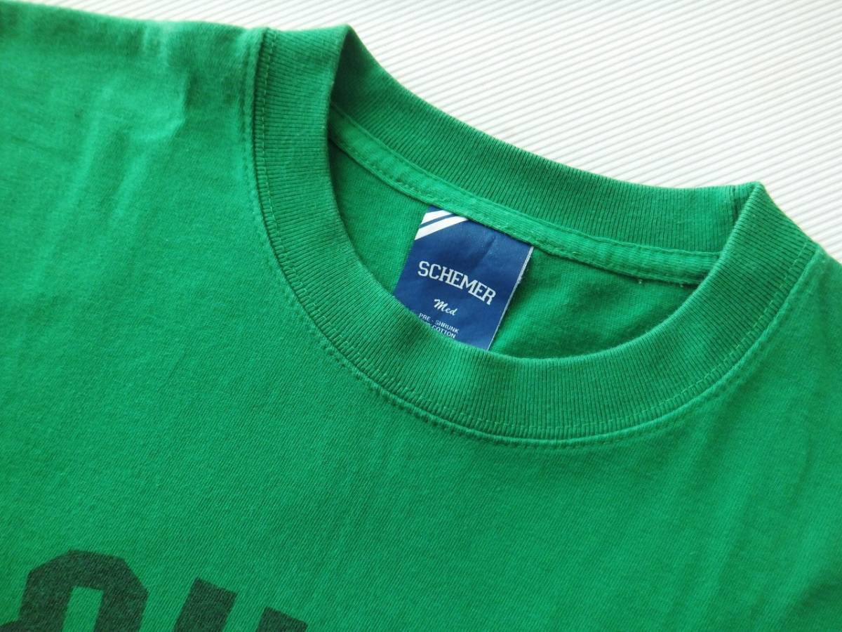 スキーマー SCHEMER Tシャツ アートTシャツ 日本製 グリーン　MADEIN JAPAN　ハイクオリティ　schemer_画像3