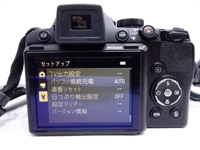 105/ Nikon ニコン COOLPIX P500 コンパクトデジカメ 4.0-144mm 1:3.4-5.7 光学36倍ズーム ※中古/難有_画像6