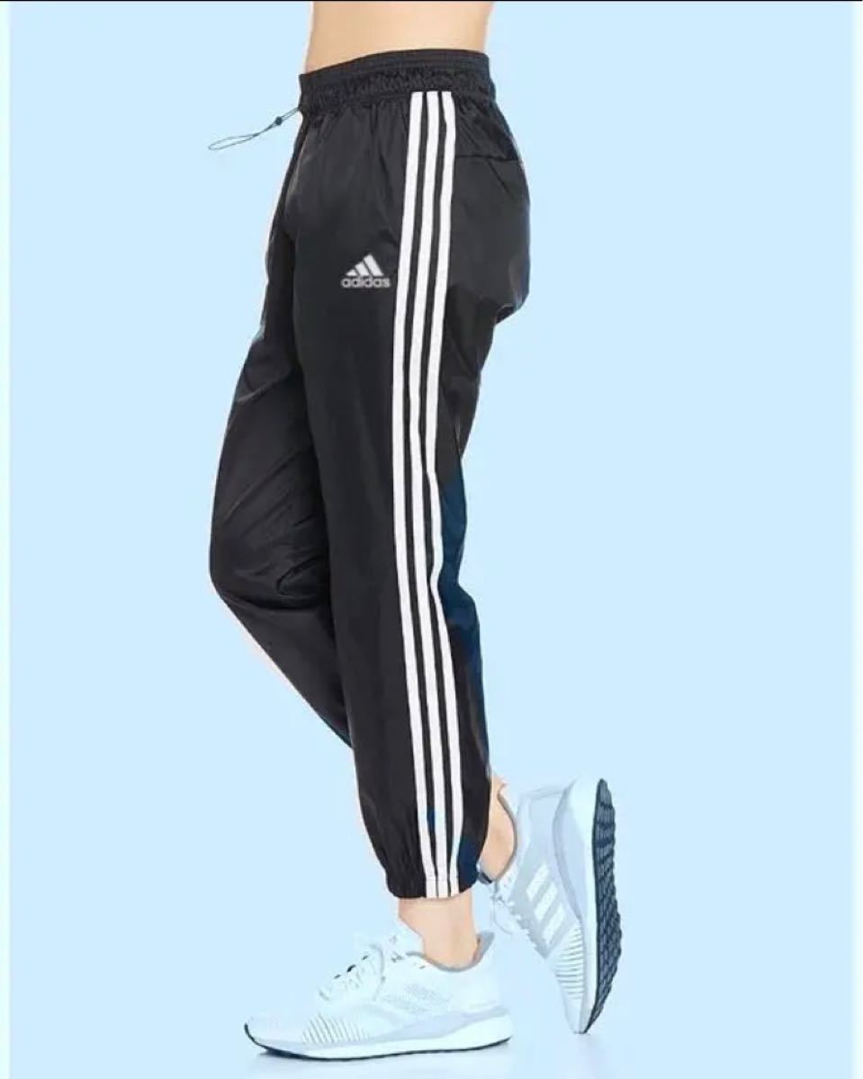 シャカシャカパンツadidas ウインドブレーカーパンツ adidas トレーニングパンツ Ｍサイズ