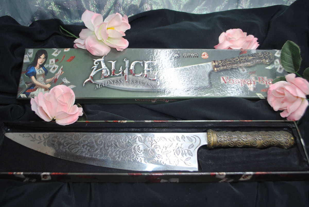 su671. Alice mud nes return zvo- Pal knife / Alice in nightmare / dummy knife / replica /EW-1043/10 anniversary commemoration /1865/ rare 