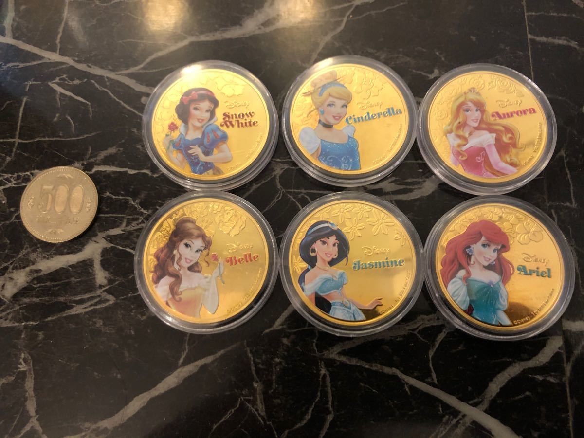 Paypayフリマ ニュージーランド ディズニーカラーコイン6種 ディズニープリンセス Paypayフリマ ニュージーランド ディズニーカラーコイン6種 ディズニープリンセス