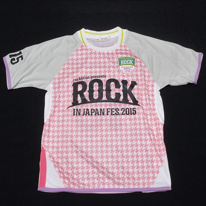 Cc 未使用品 Tシャツ Rock In Japan Fes 15 サッカーシャツピンク Sサイズ ロック イン ジャパン フェスティバル日本代购 买对网