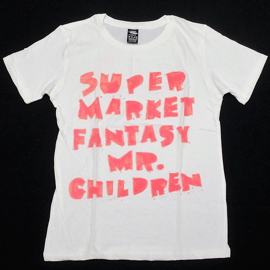 [cc]/未使用品 Tシャツ/『Mr.Children DOME TOUR 2009 SUPERMARKET FANTASY/Mサイズ/バック 白』/ミスター・チルドレン,ミスチル_画像1