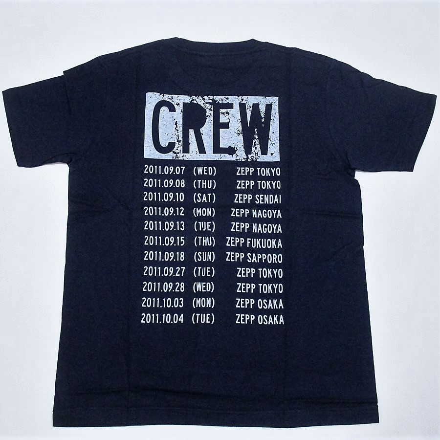 [cc]/ 未使用品 Tシャツ /『AAA(トリプルエー) 6th Anniversary CREW Tシャツ / Mサイズ 紺』_画像2