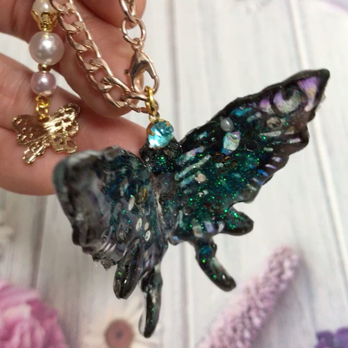 キーホルダー(ハンドメイド レジン)