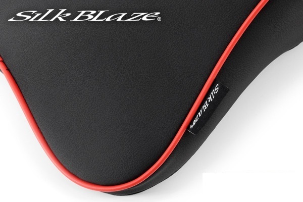 SilkBlaze/シルクブレイズ　ネックサポートパッド　1個　カラー：レッドパイピング　品番：SB-NSP-BK/RE_画像2