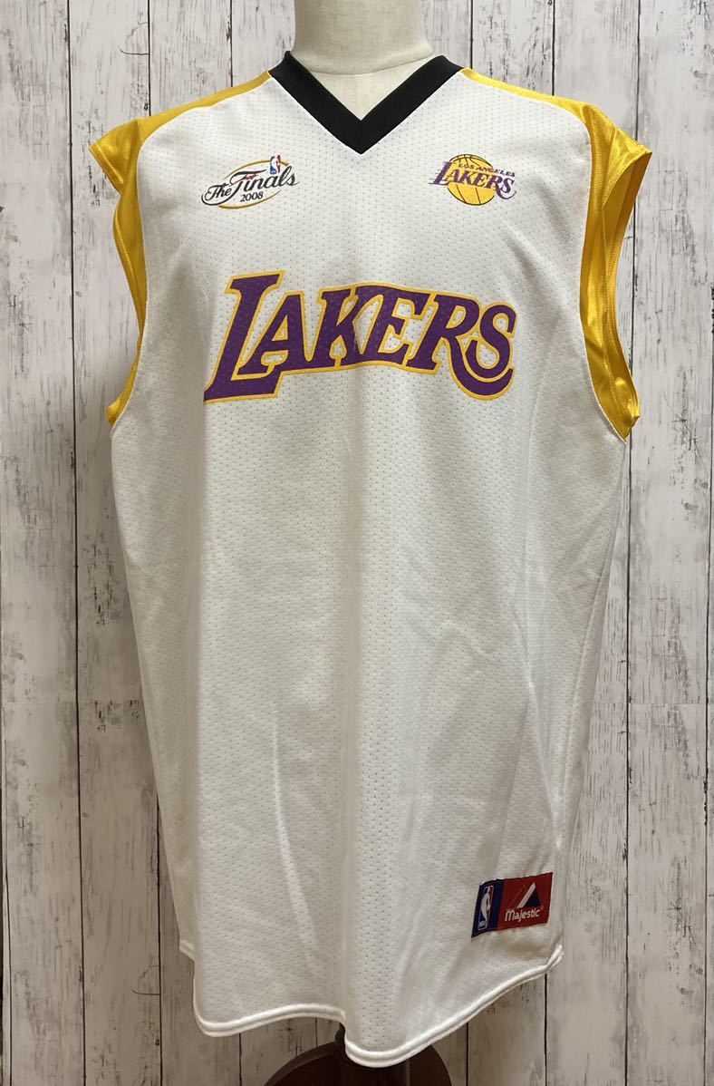 【Majestic】 マジェスティック NBA バスケット LA LAKERS レイカーズ ＃24 KOBE BRYANT コービー・ブライアント  ユニフォーム 08年FINAL