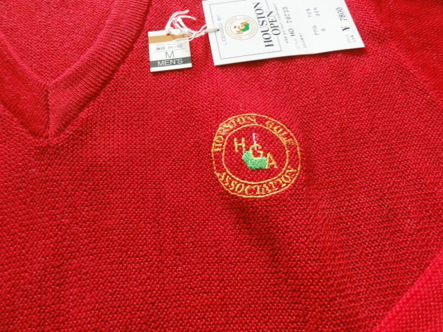 メンズ　赤長袖セーター（未使用）M_画像7