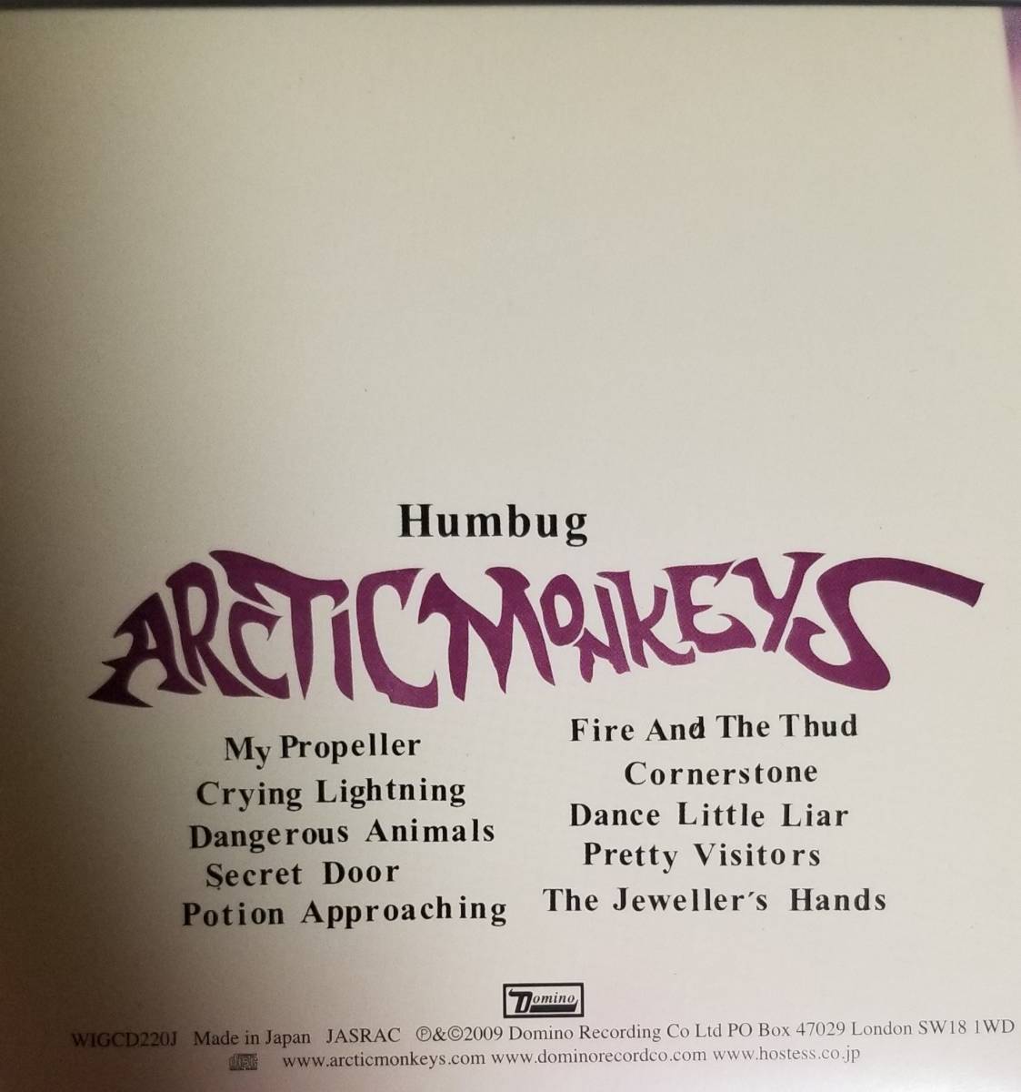 E77日本盤/送料無料■ArcticMonkeys(アークティックモンキーズ)「Humbag」CD_画像2