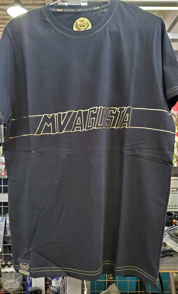 【新品未使用品】MVアグスタ正規品！　MV AGUSTA APPAREL 20/21　HERITAGE TSHIRT BLACK L_画像3