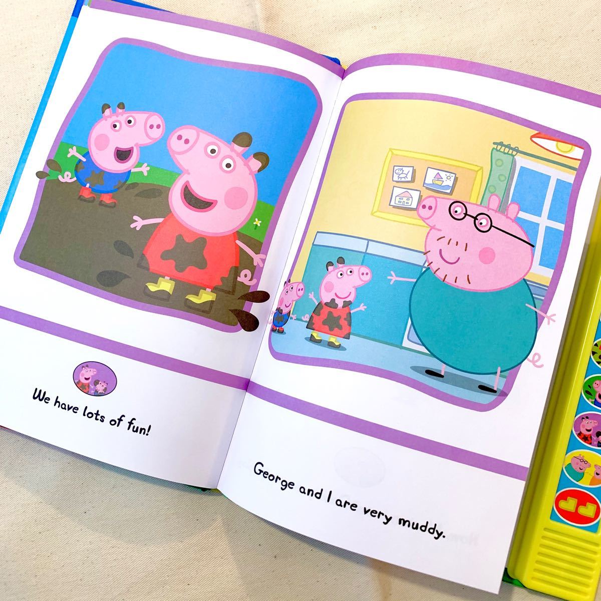 【新品】ペッパピッグ 英語絵本 Peppa Pig ディズニージュニア 知育絵本
