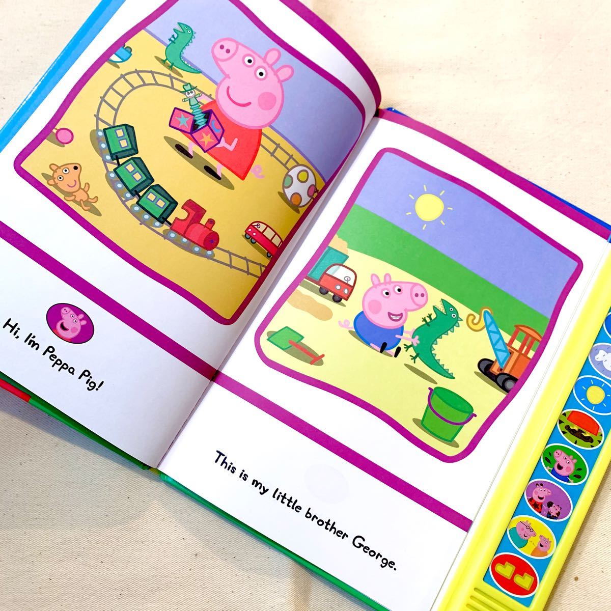 【新品】ペッパピッグ 英語絵本 Peppa Pig ディズニージュニア 知育絵本