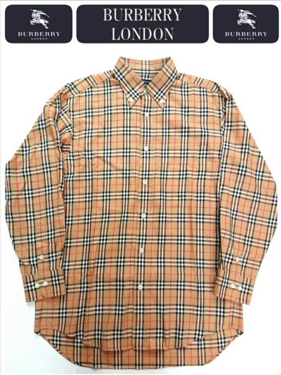 名作 BURBERRY LONDON バーバリーロンドン 正規品 日本製 高級コットン
