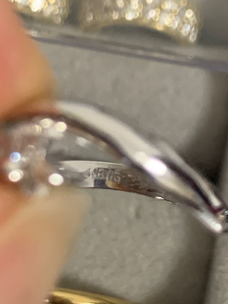 人気特価激安 k18wg ダイヤ0.5ct 0.5ctフラワーデザインダイヤモンド