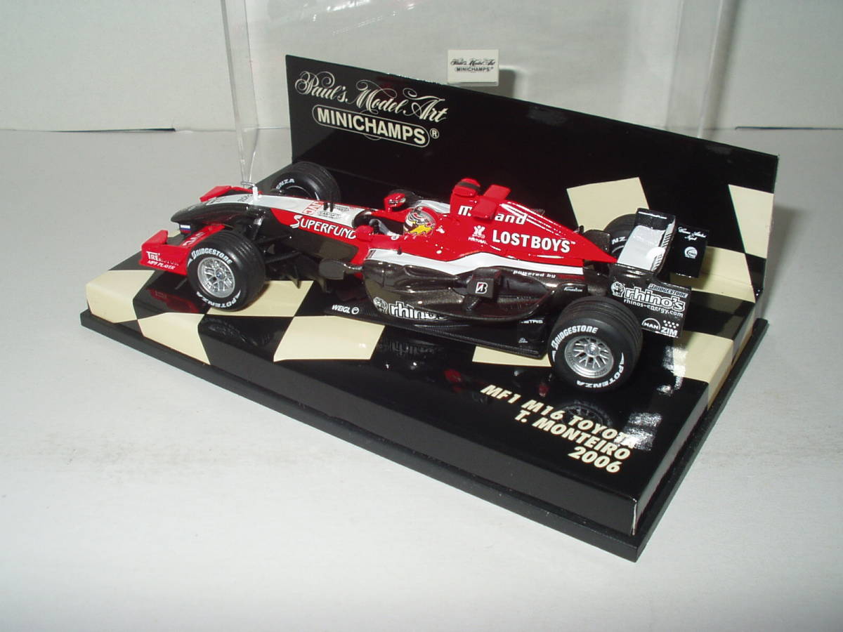 PMA MF1 M16 Toyota T.MONTEIRO / ミニチャンプス ミッドランド MF1 M16 トヨタ T.モンテイロ ( 1:43 )_画像3