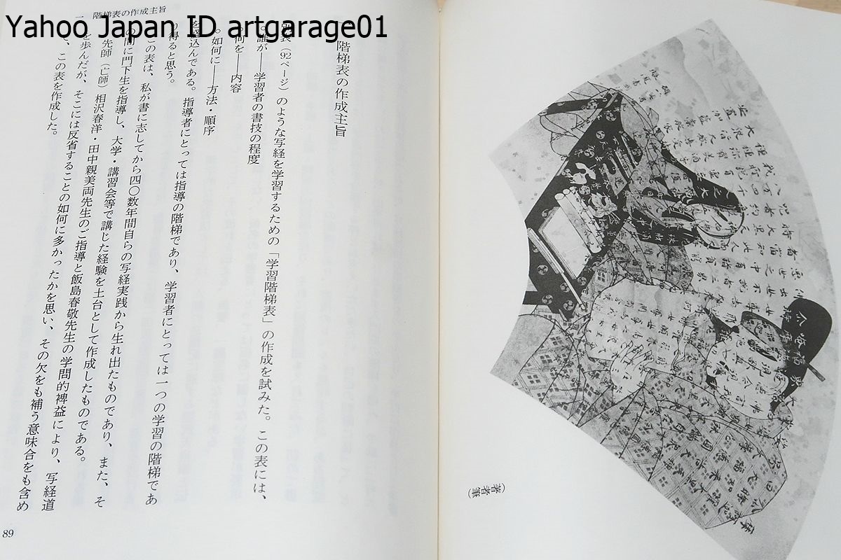 写経の見方・書き方/新川晴風/名称による分類・写経入門の階梯・写経の練習法・書写の準備・書写体及び筆順・般若心経の書写・観音経の書写_画像9