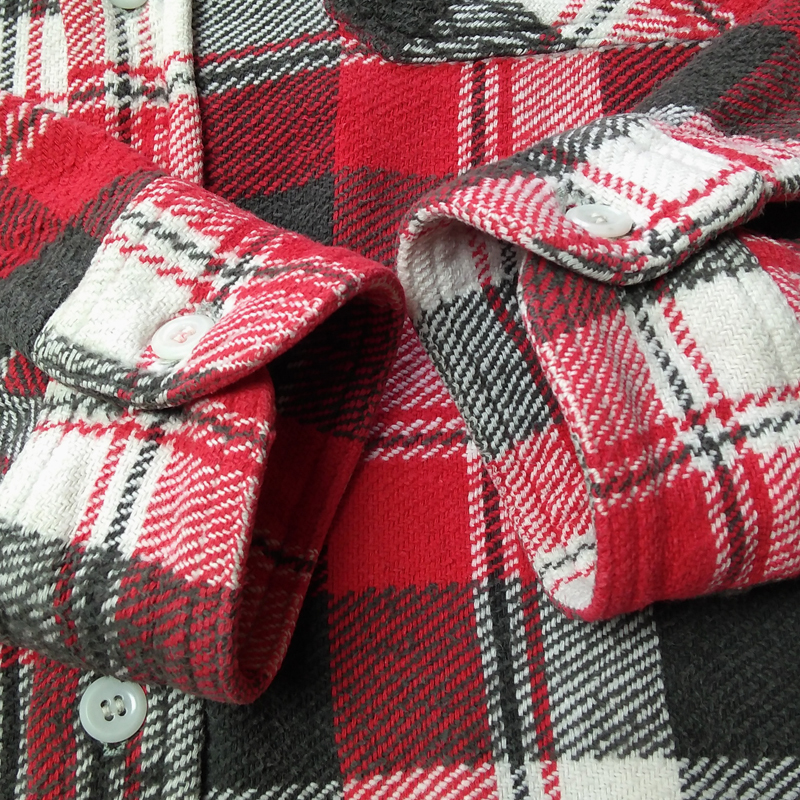 マチ付き 【BRENT】60s Plaid Flannel Shirt/60年代 ブレント マチ付き 【BRENT】60s Plaid Flannel Shirt/60年代 ブレント