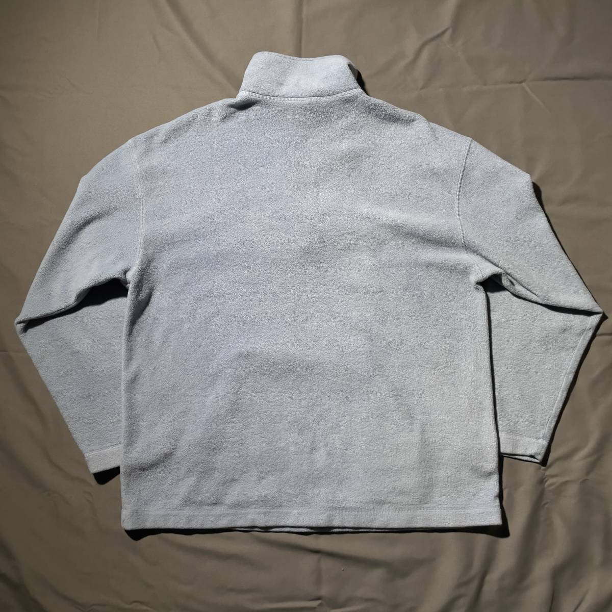 【送料込】00s Levi's SILVERTAB フリース ハーフジップ ジャケット XL 水色 ハイネック シルバータブ 90s ビンテージ 古着 オールド_画像4