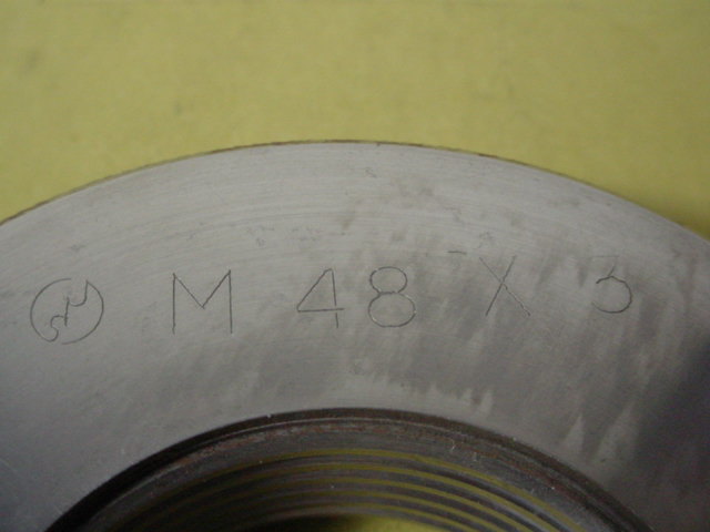 ミリサイズ ネジゲージ リングゲージ 中古品 M48*3.0 GR2-IR2 測定器 ミリサイズ ネジゲージ リングゲージ 中古品 M48*3.0 GR2-IR2 測定器