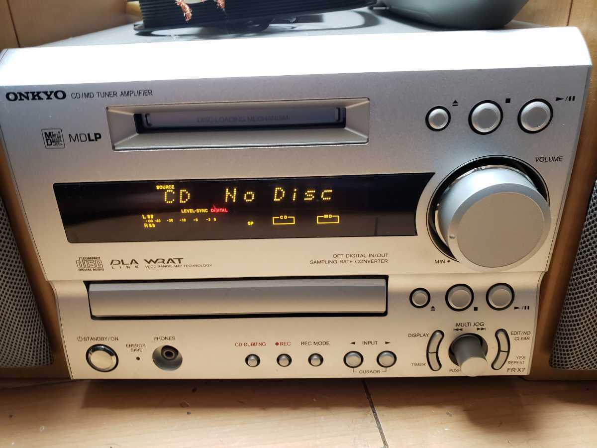 ONKYO system player FR-X7 remote control | speaker attaching used 
