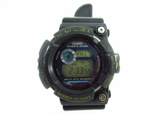 CASIO G-SHOCK カシオ G-ショック FROGMAN イルカ・クジラモデル GW-204K タフソーラー デジタル腕時計 AC19757