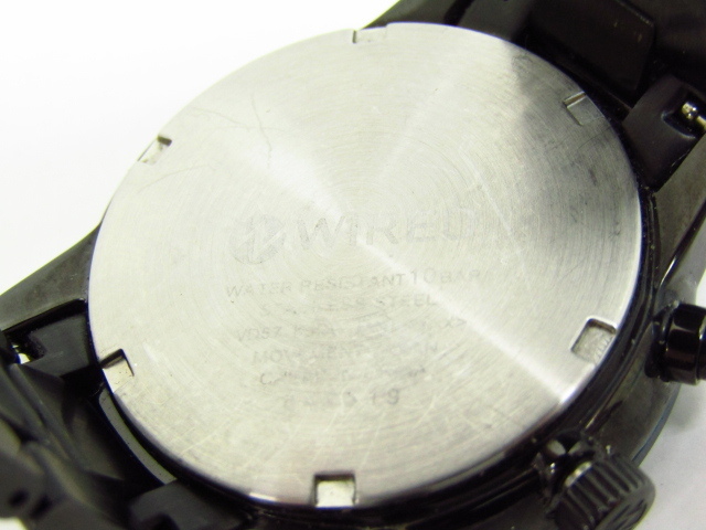 WIRED Wired VD57-KJD0 хронограф кварц наручные часы!AC19882