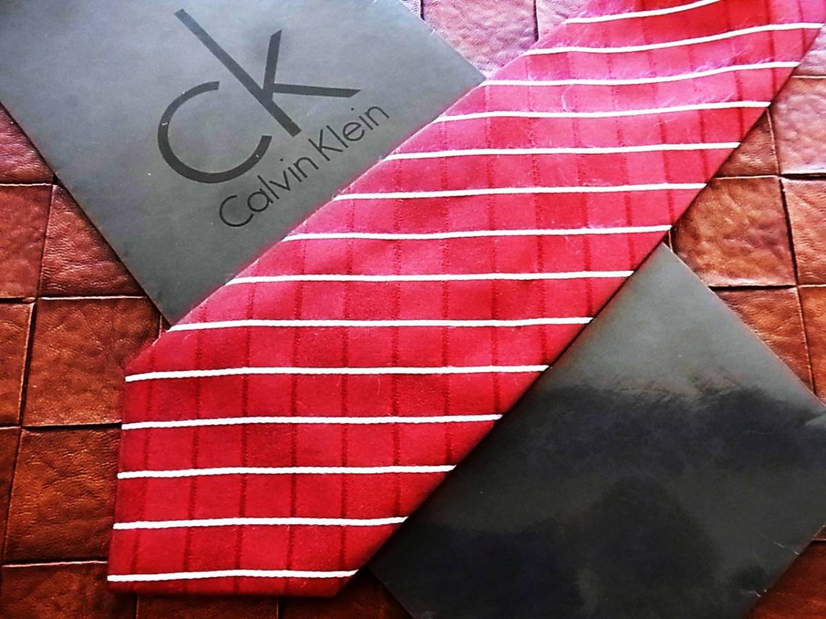 *0941* condition [ average ]*[Ck] Calvin Klein. necktie 