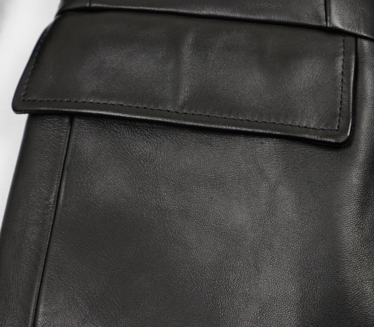 ●定価104500円最高級CKカルバンクライン羊革ジャケット(36(M),黒)新品_画像5